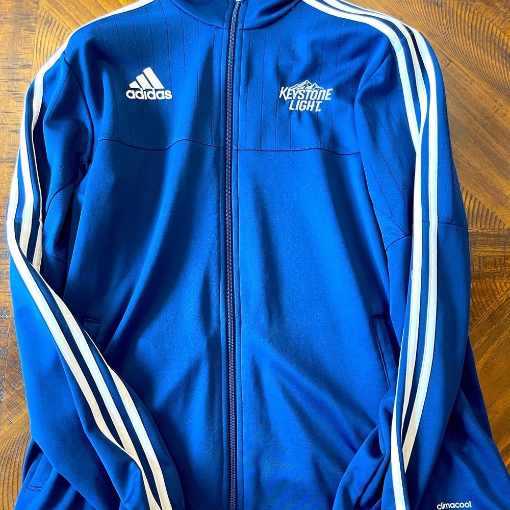 Keystone Light beer zip up light weight jacket